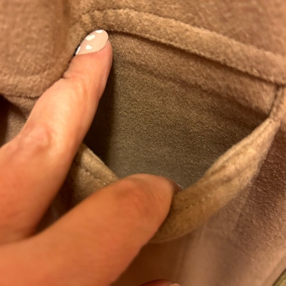 Shades of Grey by Micah Cohen Woman’s Sz M Tan Wool Blend Jacket Blazer - Picture 3 of 12